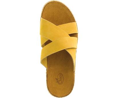 Slide Chacos Mujer Wayfarer Amarillo España UNYP95380